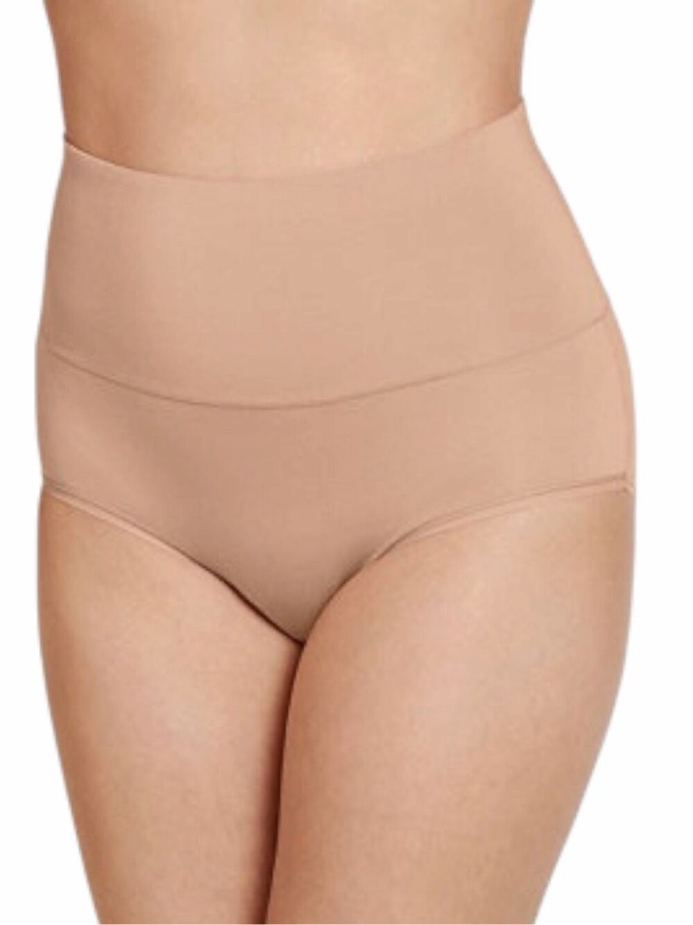 DANSKIN Women’s Nude High Waist Seamless Shaping Brief Smoothing Panty Small